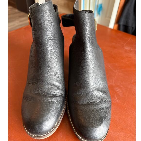 Cole Haan Pippa Black Leather Ankle Booties Women’s Size 9B Excellent - Picture 3 of 7